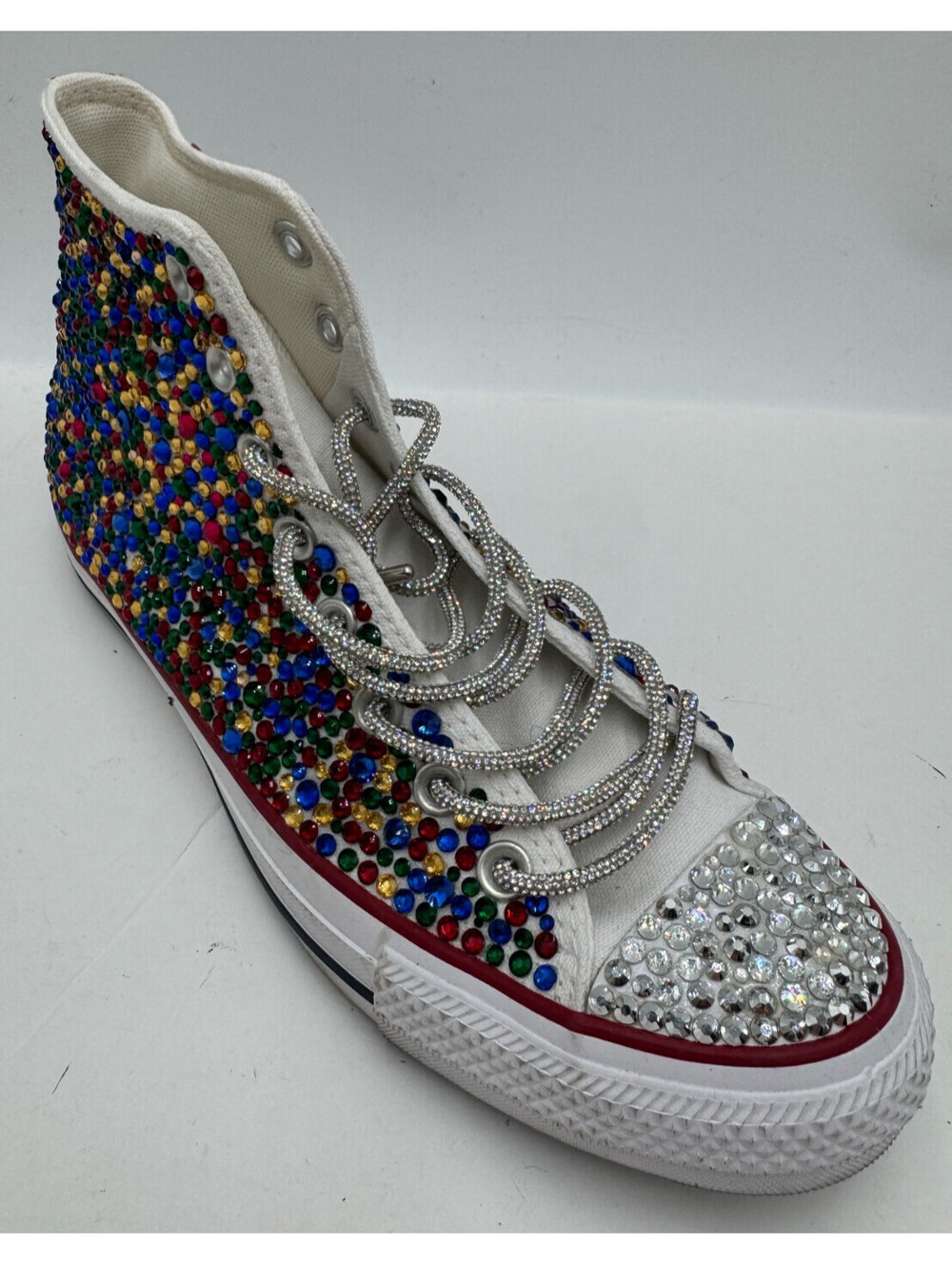 Converse Chuck Taylor All Star Women’s Sneakers Size 9.5 Multi Rhinestones Shoes